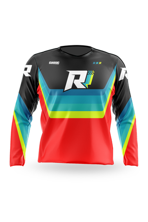 10 agasalho racer 01a vermelho fluor