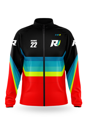 12 agasalho racer 01a vermelho fluor