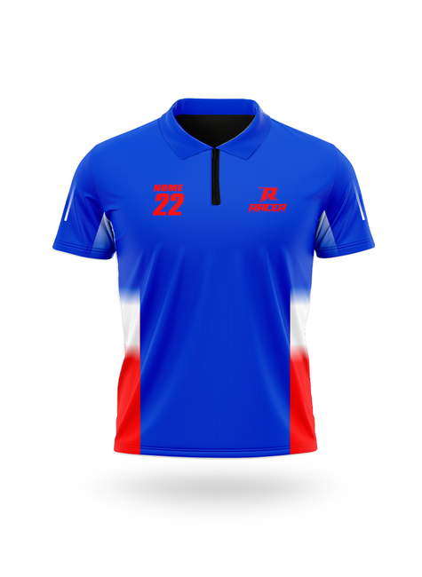 10 camiseta gola polo preto e vermelho