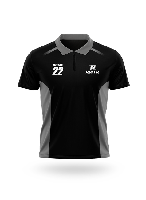 09 camiseta gola polo 14a preto e vermelho