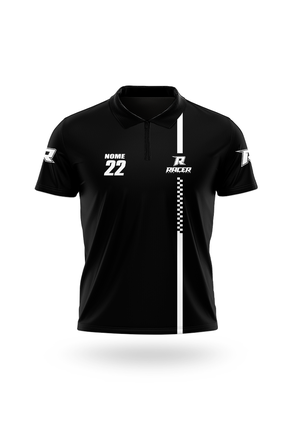 21 camiseta gola polo 24a preto e dourado