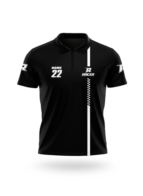 21 camiseta gola polo 24a preto e dourado