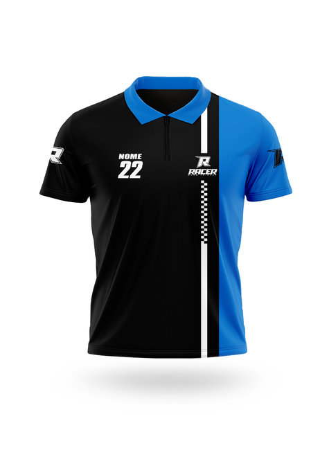 01 camiseta gola polo 25e azul e preto