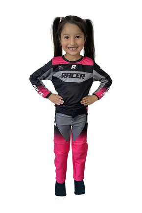01 conjunto mini riders 01a preto e rosa