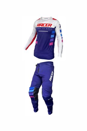 05 conjunto racer express flex 02a azul vermelho branco