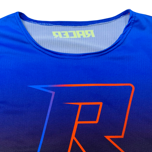 01 conjunto racer express classic 09a azul vermelho e amarelo fluor 2026