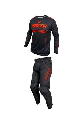 01 conjunto racer express classic 06a preto e vermelho 2026